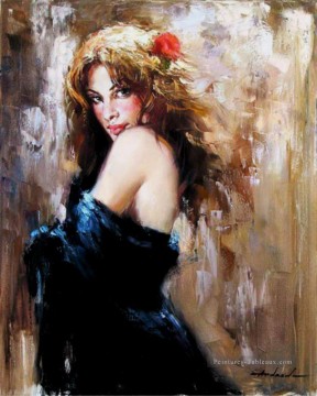 Une jolie femme AA 16 Impressionist Peinture à l'huile